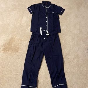 JCrew cotton pajama set. Good used condition. Very comfortable